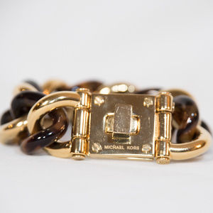 Michael Kors chain link, turnlock bracelet
